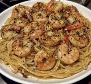 Quick Garlic Shrimp Pasta Recipe