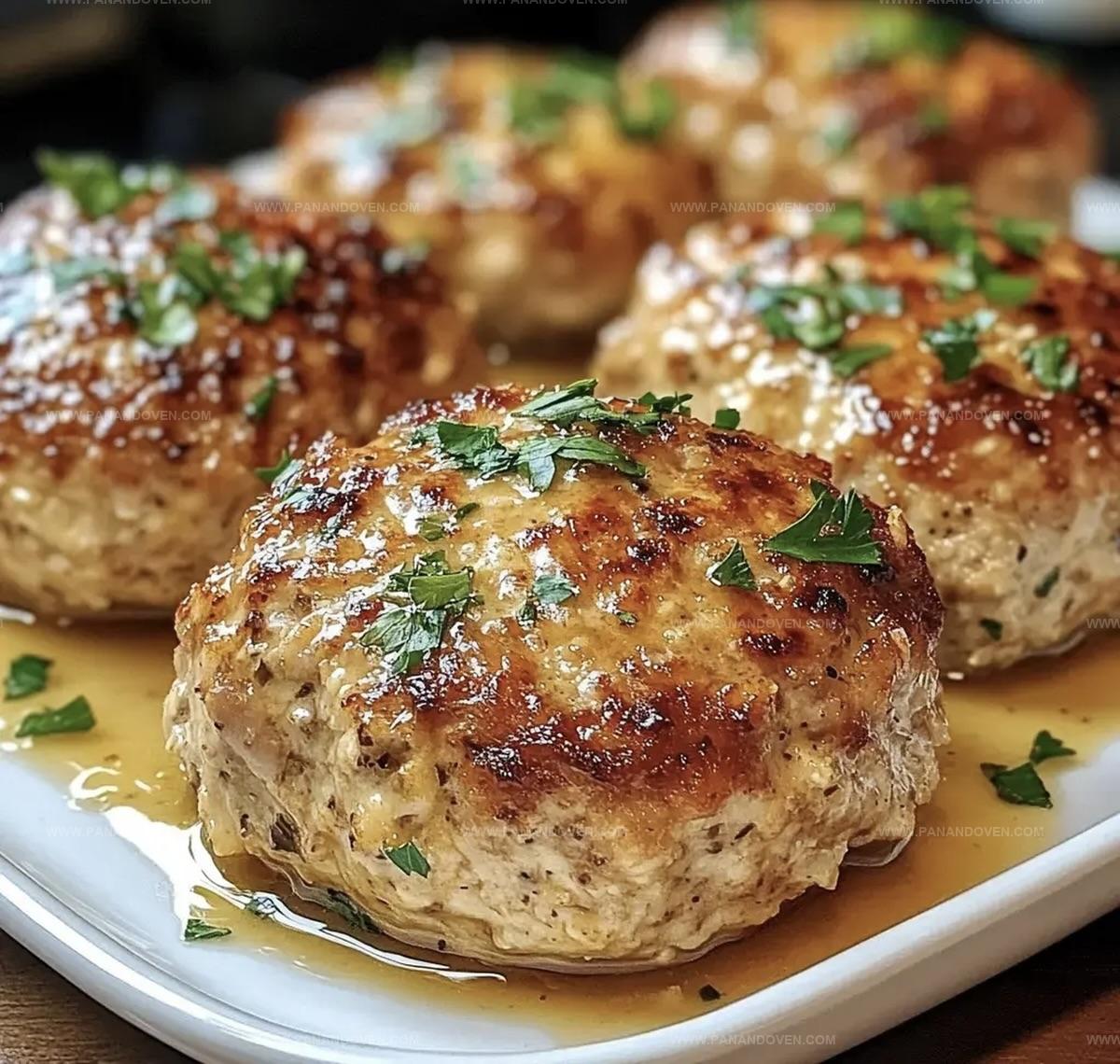Garlic Parmesan Chicken Meatloaves Recipe