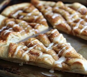 Cinnamon-Sugar Pizza Made with Crescent Rolls Recipe