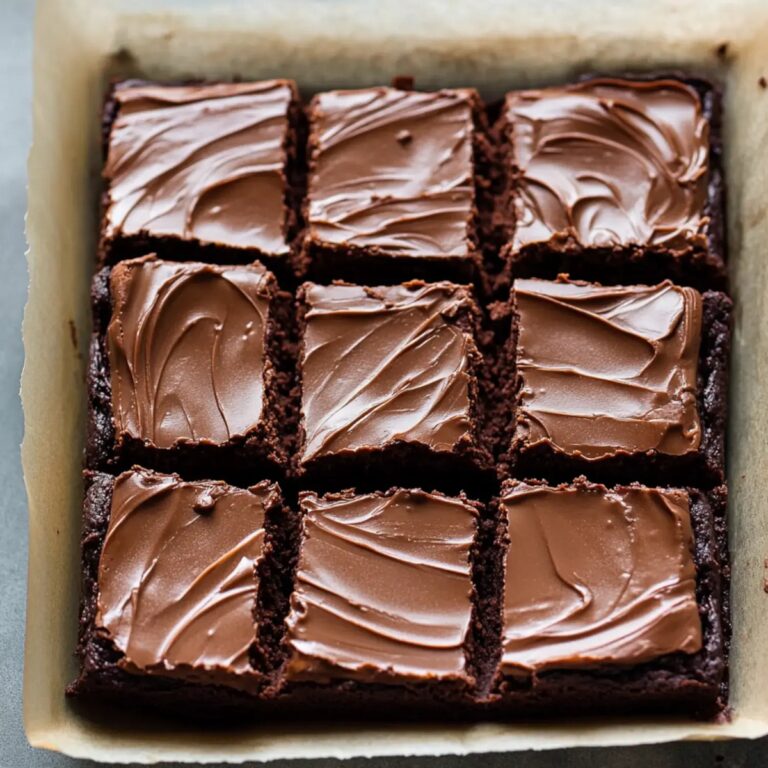 Chewy Fudgy Frosted Brownies Recipe