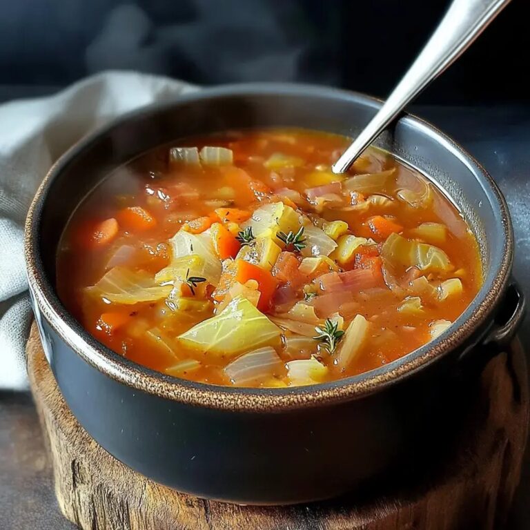 Healthy Weight Loss Cabbage Soup Recipe