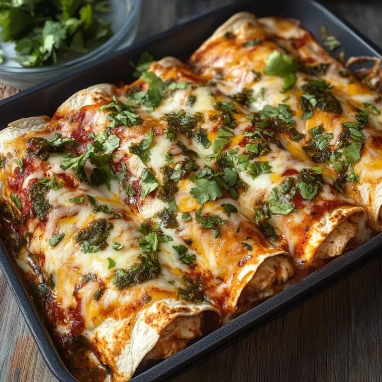 Low-Carb Chicken Enchiladas Recipe