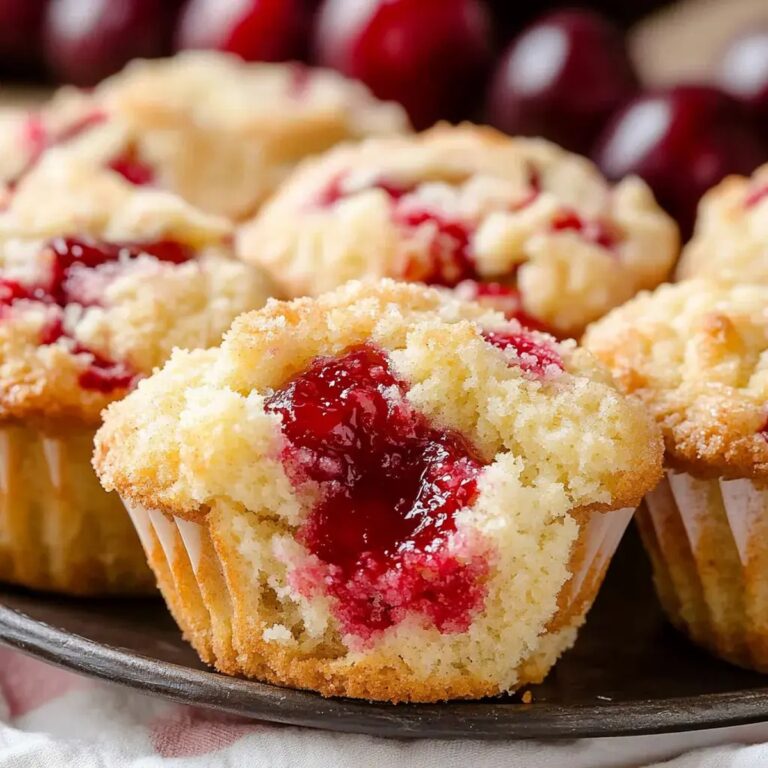 Cherry Cobbler Muffins Recipe
