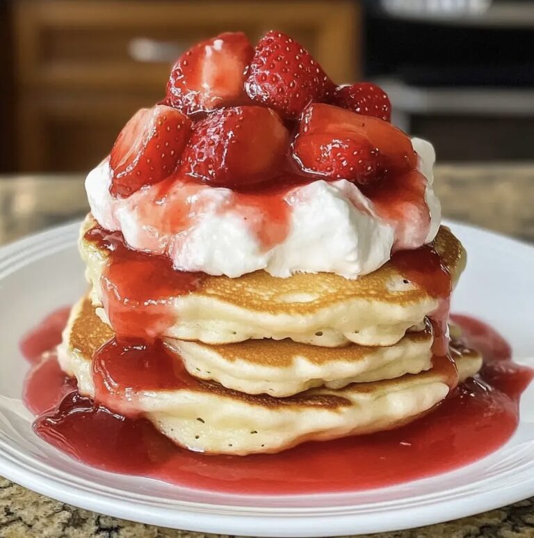 Strawberry Shortcake Pancakes Recipe