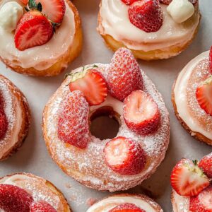 Strawberry Vanilla Bean Cronut Recipe