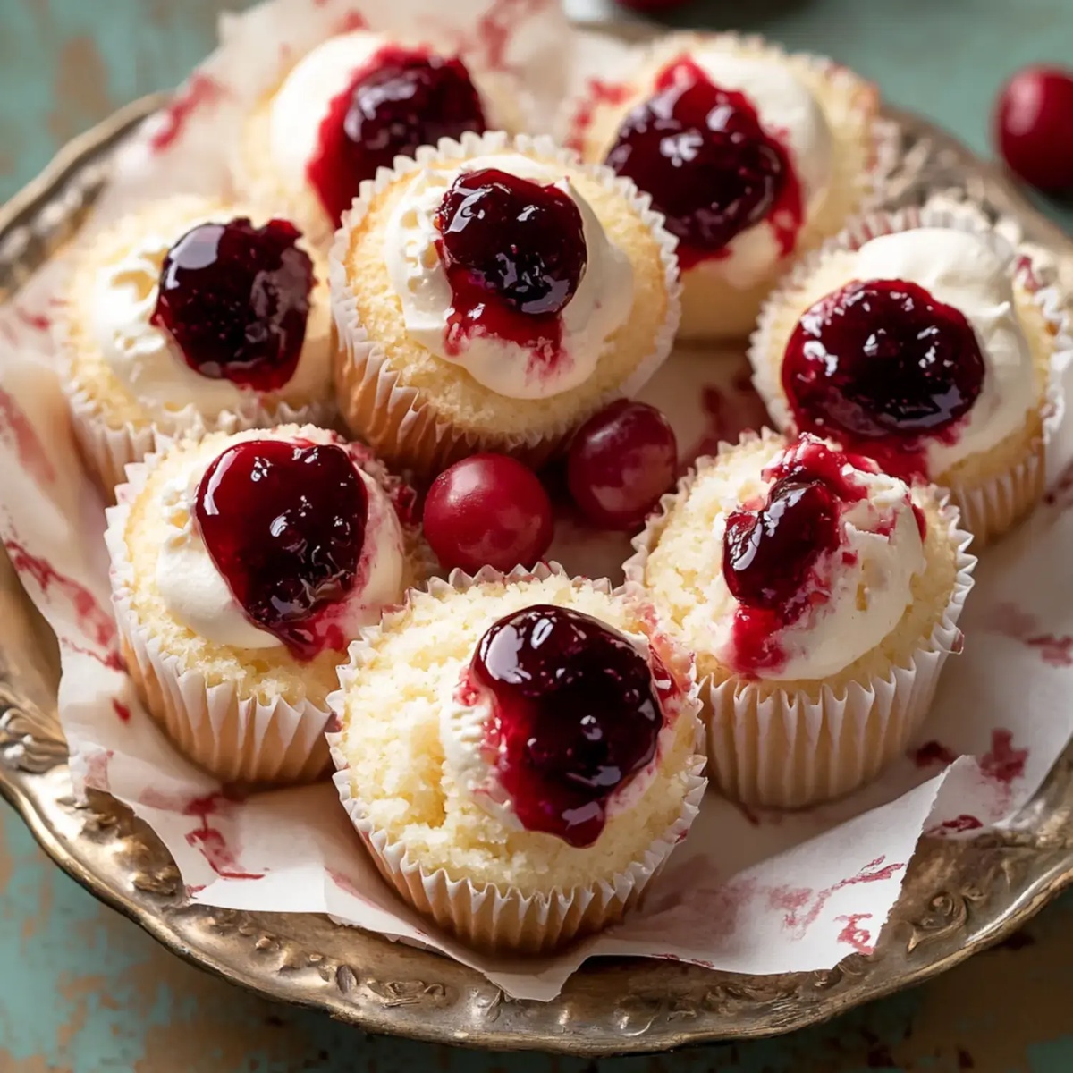 Cherry Cheesecake Cupcakes Recipe
