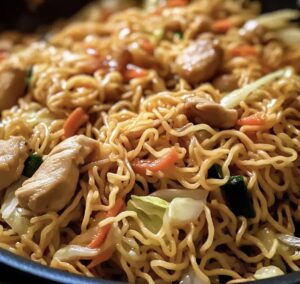 Quick and Easy Chow Mein Noodles with Chicken Recipe