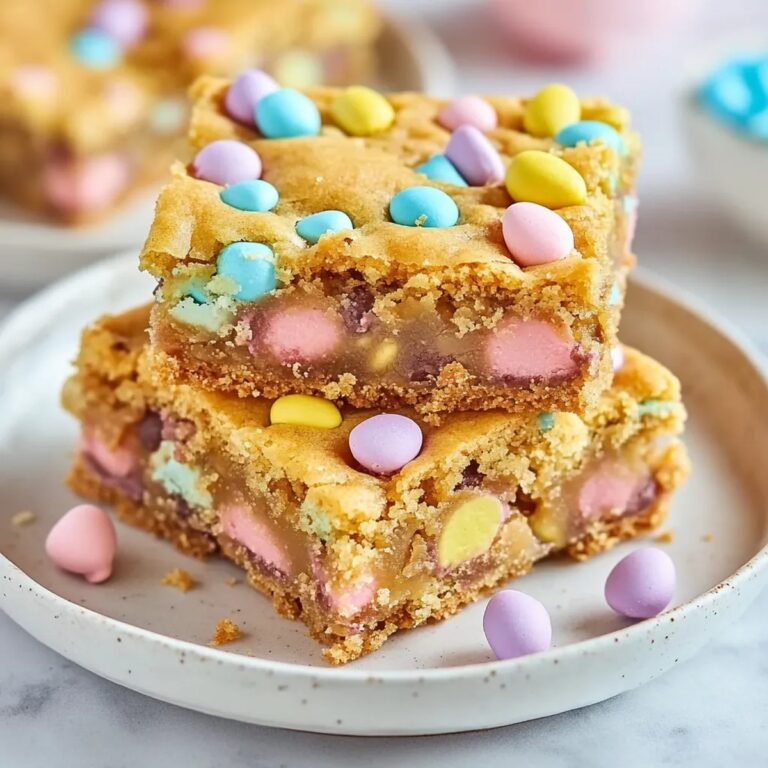 Easter M&M Cookie Bars Recipe