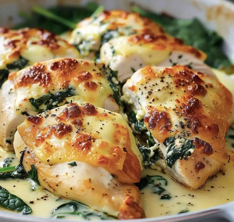 Hasselback Chicken with Spinach and Ricotta Recipe