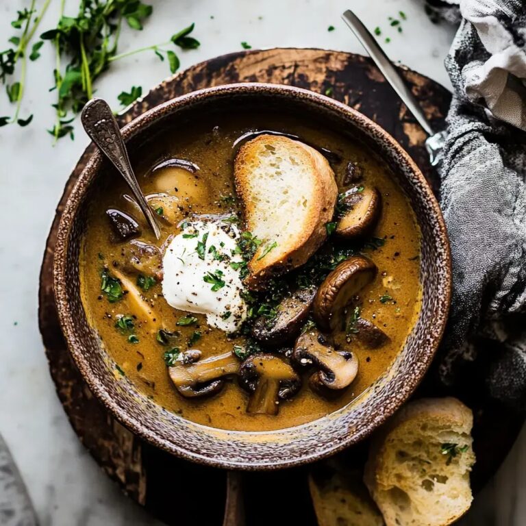 Hungarian Mushroom Soup Recipe
