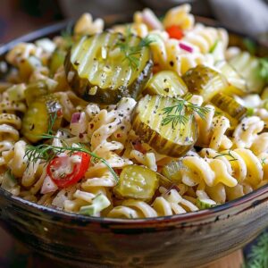 Dill Pickle Pasta Salad Recipe