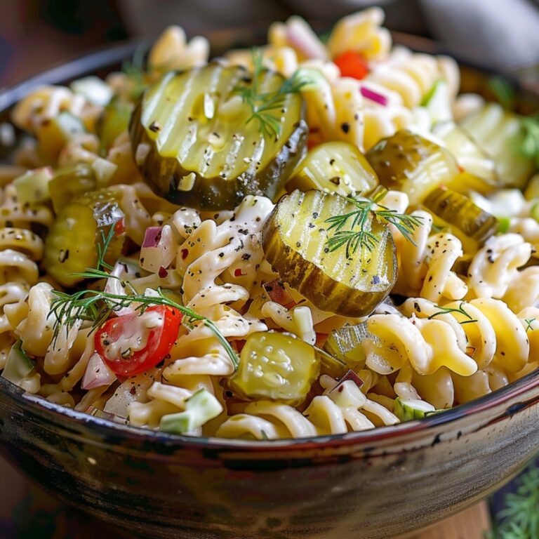 Dill Pickle Pasta Salad Recipe