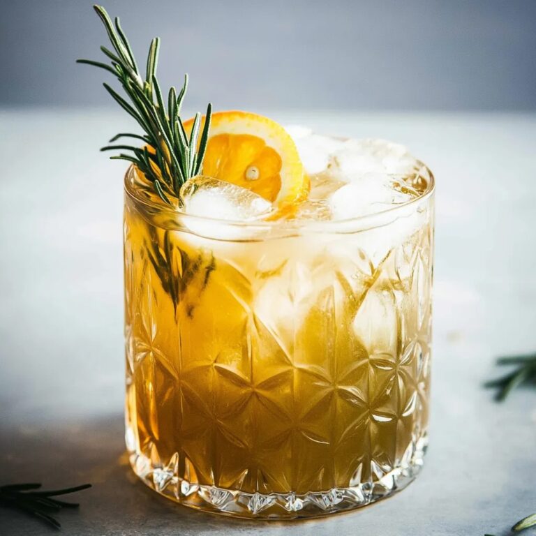 Homemade Orange Rosemary Ice Tea Recipe