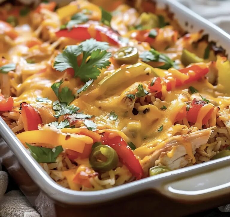 Fajita Chicken Casserole Recipe