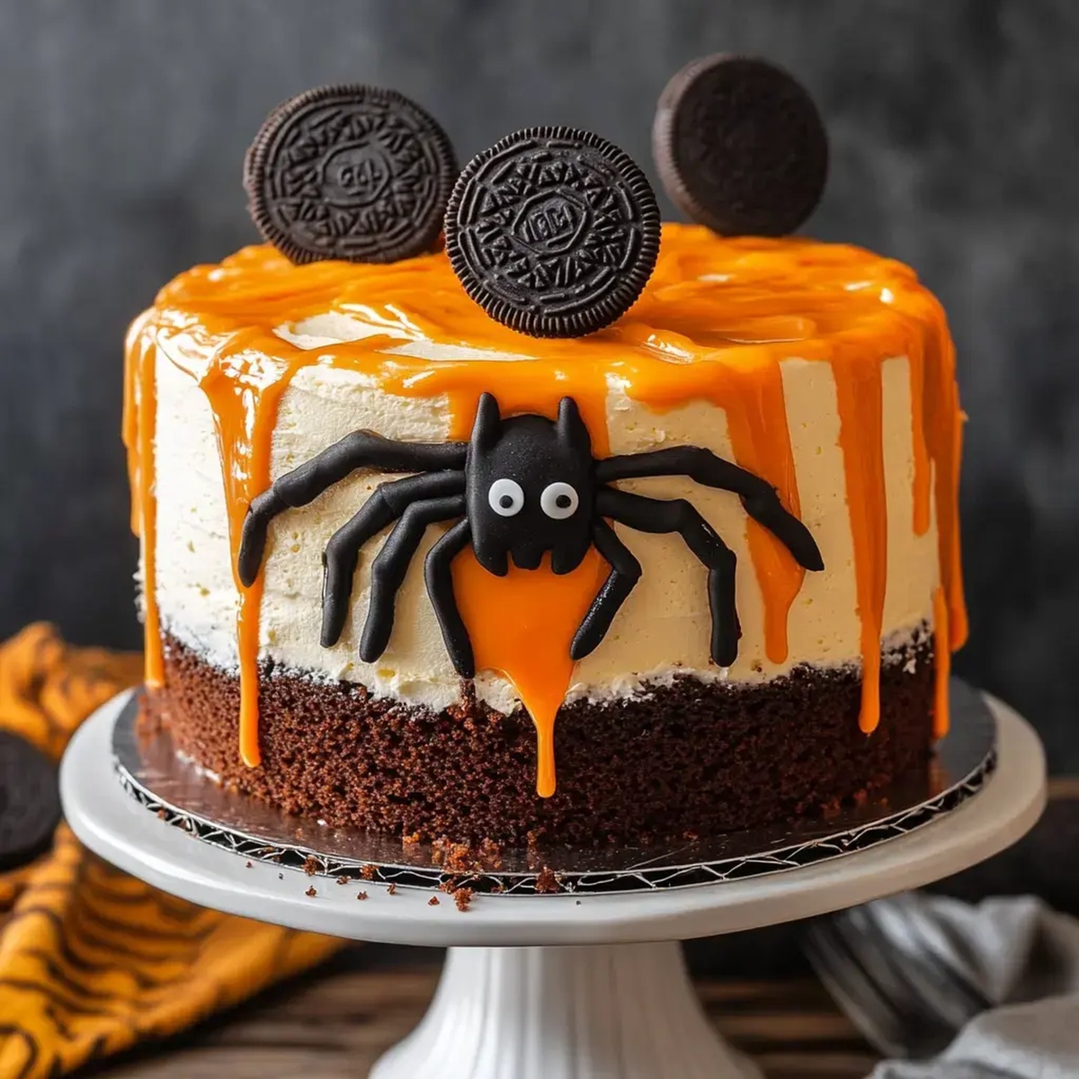 Halloween Spider Cake Recipe