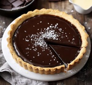 Salted Caramel Chocolate Ganache Tart Recipe