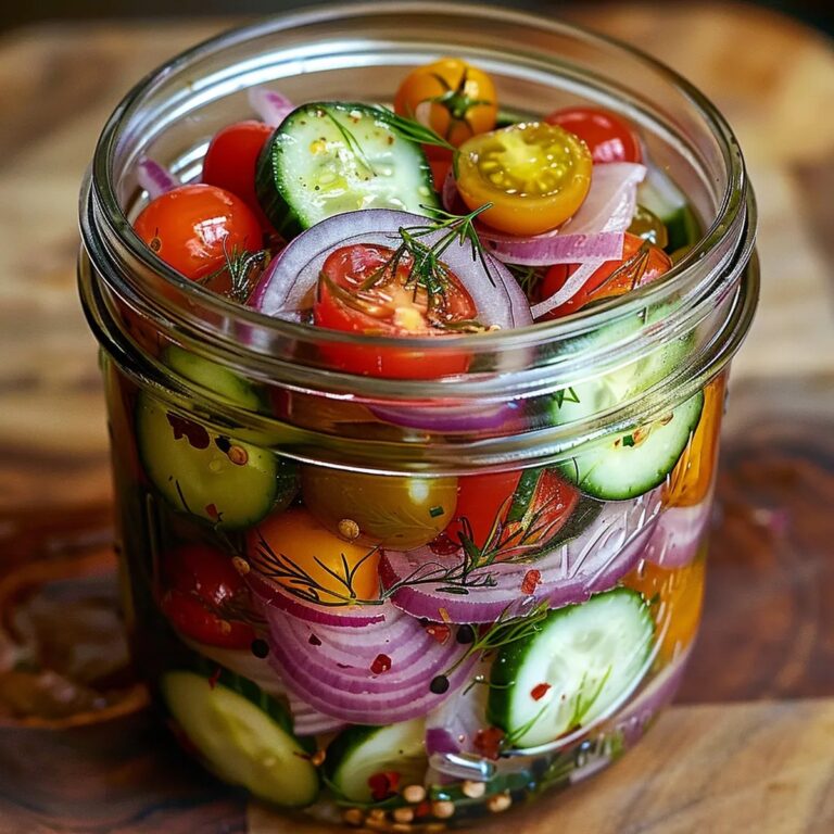 Pickled Cherry Tomatoes and Vegetables Recipe