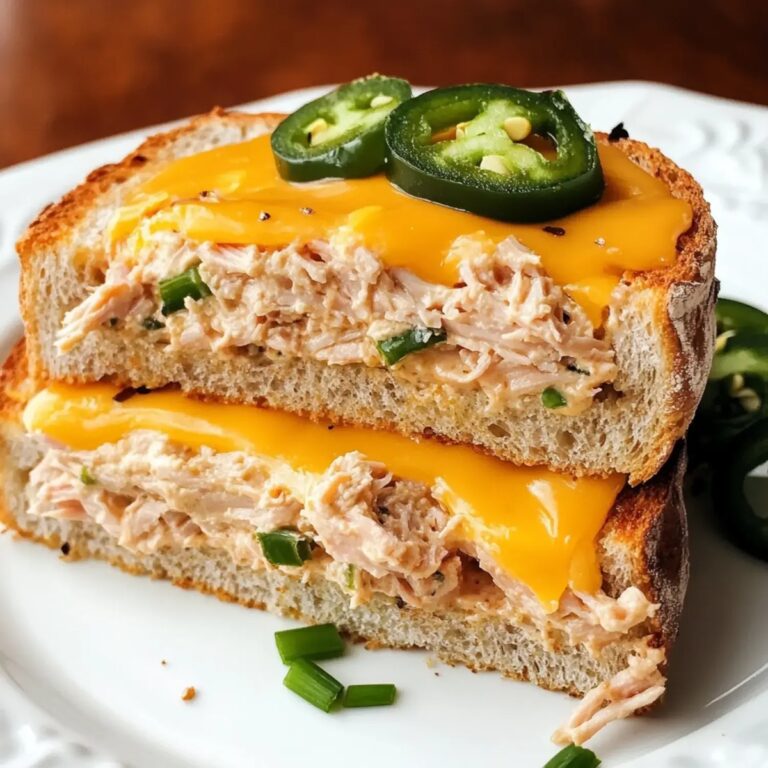Spicy Jalapeno Cheddar Tuna Melt Recipe