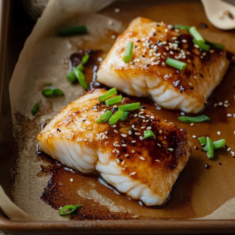 Honey-Soy Glazed Cod Recipe