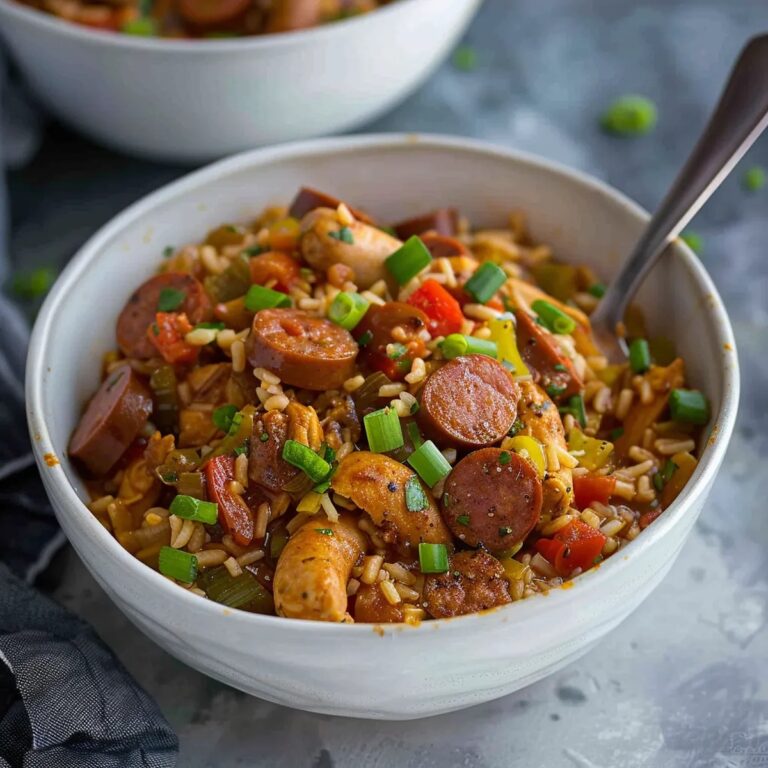 Instant Pot Chicken and Sausage Jambalaya Recipe