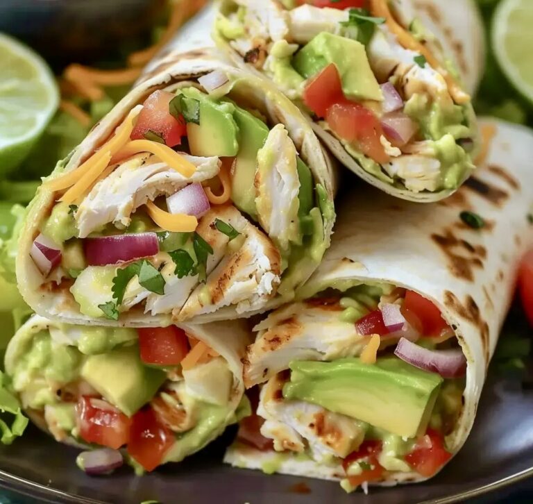 Fresh Chicken Ranch Wrap Recipe