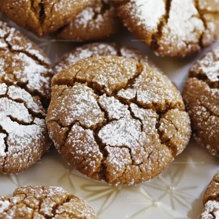 Gingerbread Crinkle Cookies Recipe