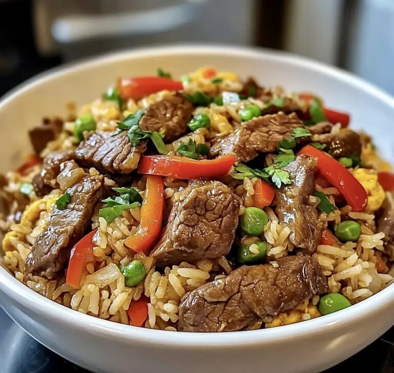 Beef Stir-Fry with Fried Rice Recipe