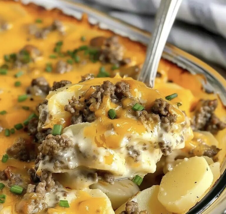 Ground Beef Casserole with Potatoes Recipe