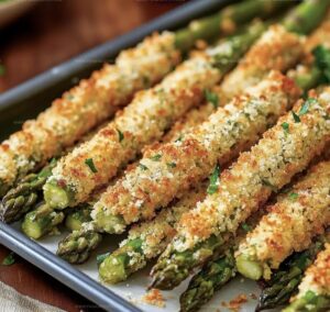 Crispy Parmesan Asparagus Sticks Recipe