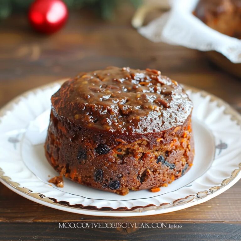 Steamed Carrot Pudding Cake Recipe