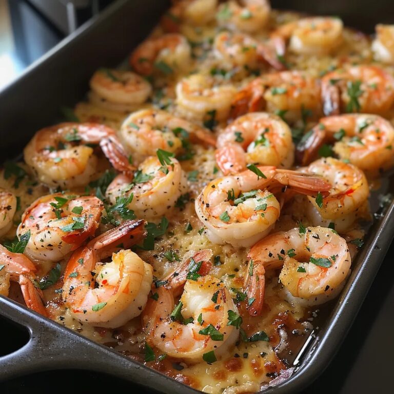 Garlic Parmesan Roasted Shrimp Recipe
