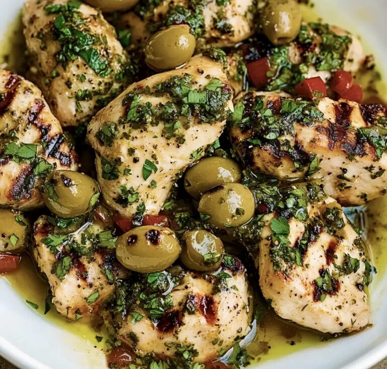 Zesty Chicken with Olive Sauce Recipe