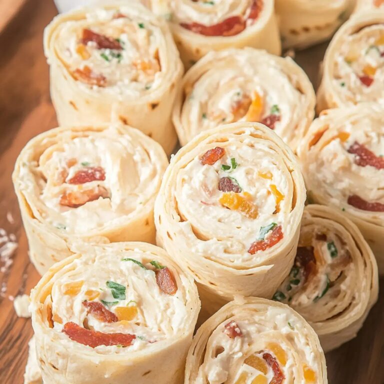 Chicken Bacon Ranch Tortilla Roll-Ups Recipe