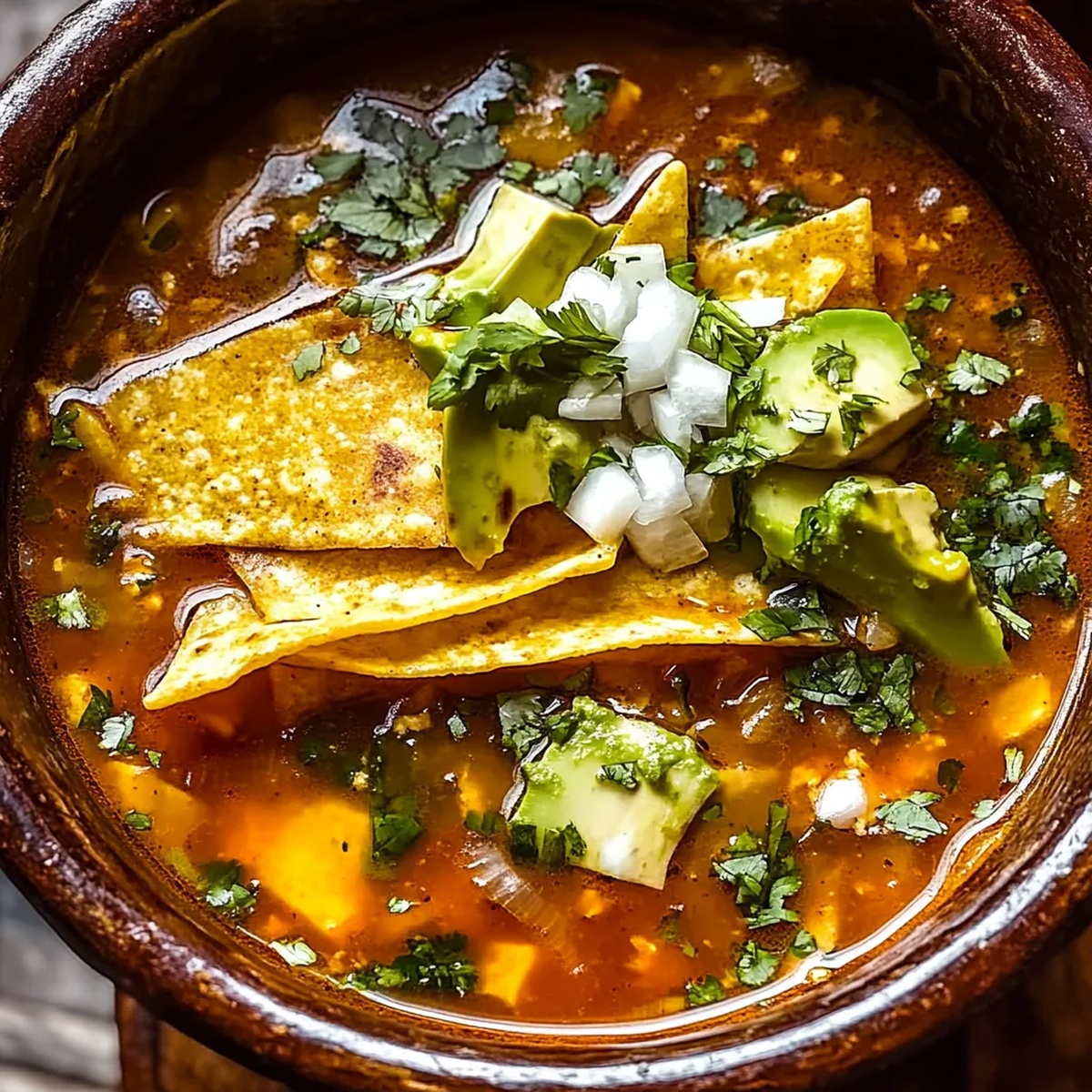 Salsa Verde Tortilla Soup Recipe