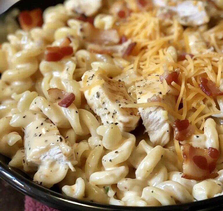 Creamy Chicken Bacon Ranch Pasta Recipe