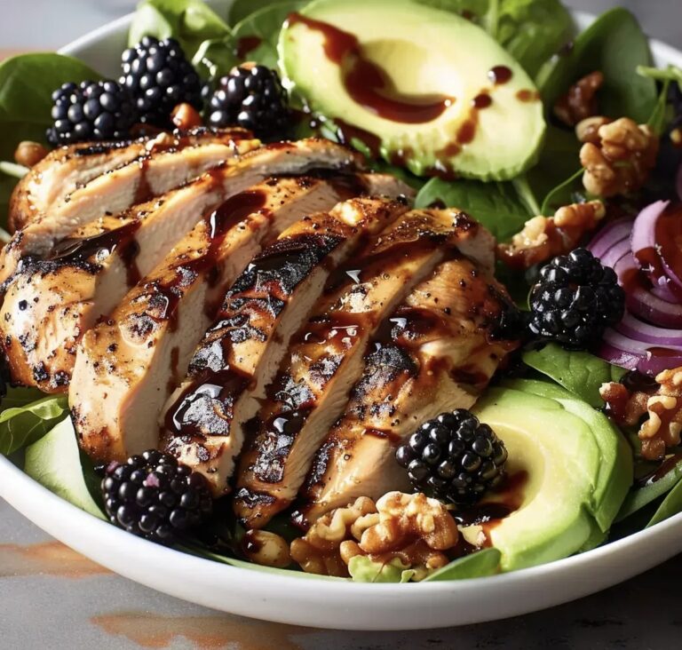 Blackberry Balsamic Chicken Salad Recipe