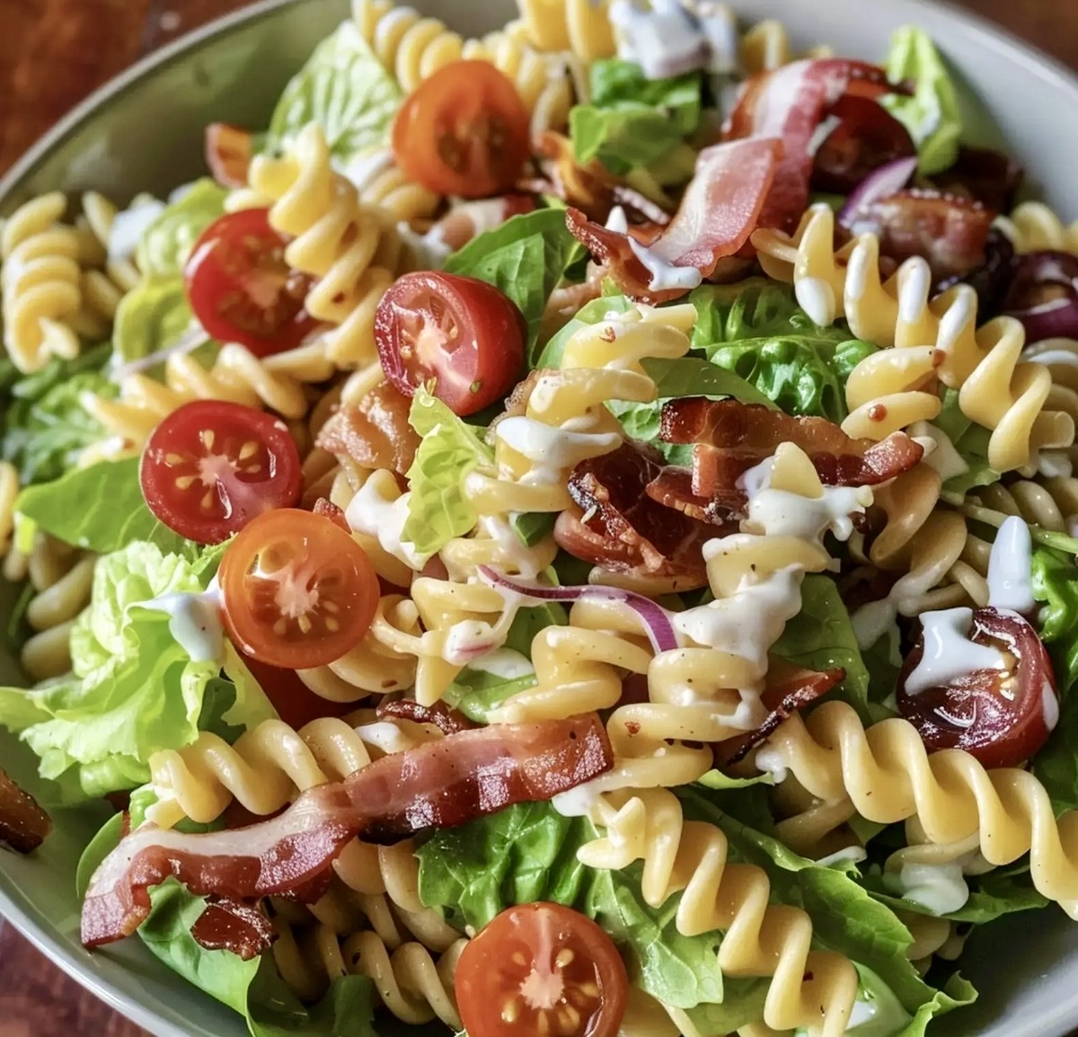 BLT Pasta Salad Recipe