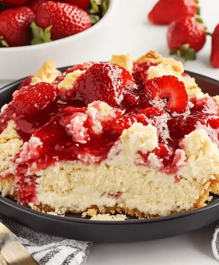 Strawberry Cheesecake Dump Cake Recipe