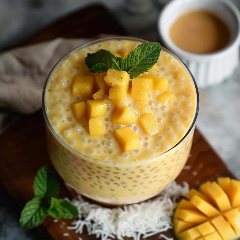 Easy Mango Sago Dessert Recipe