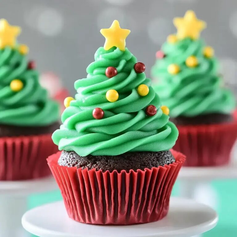 Christmas Tree Cupcakes Recipe