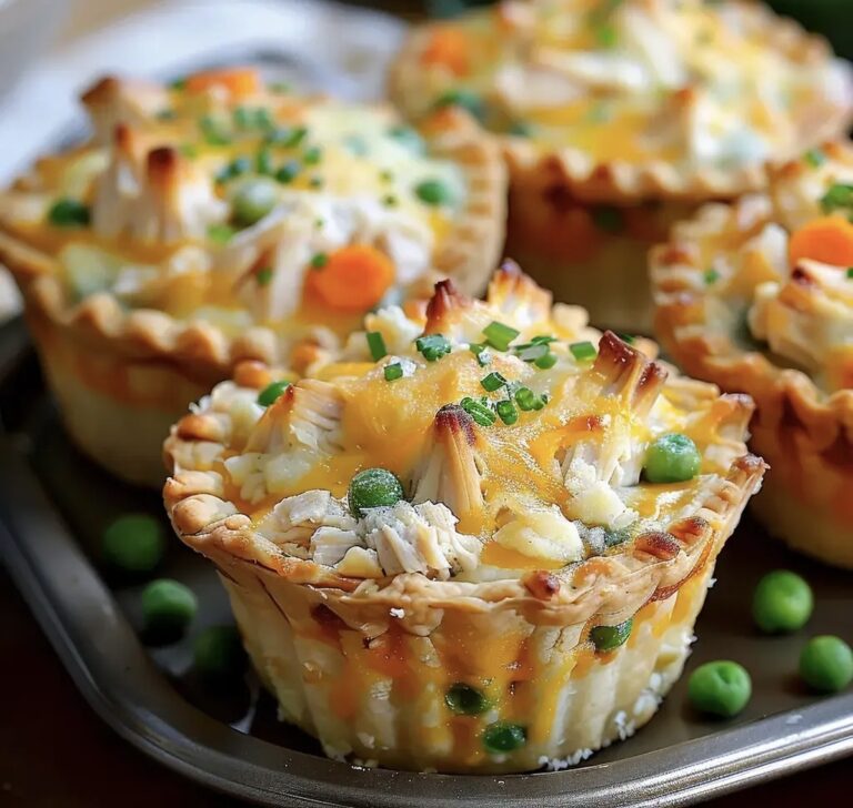 Mini Chicken Pot Pies Muffins Recipe