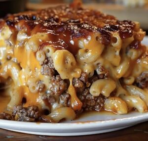 Mac and Cheese Meatloaf Casserole Recipe