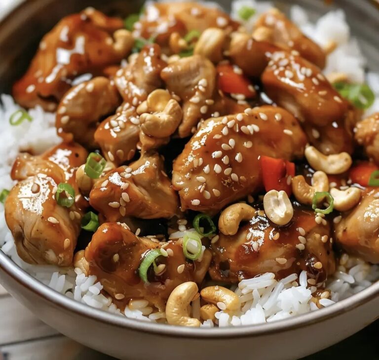 Slow Cooker Cashew Chicken Recipe