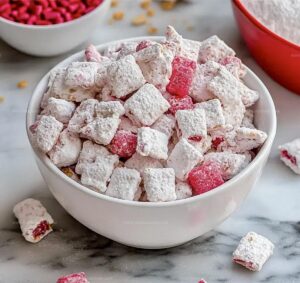 Cherry Cheesecake Puppy Chow Recipe