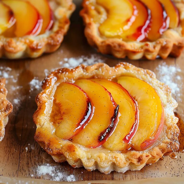 Mini Peach and Cream Cheese Tarts Recipe