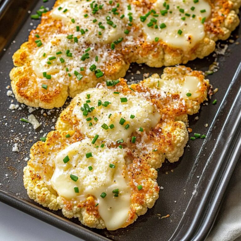 Cheesy Cauliflower Steaks Recipe