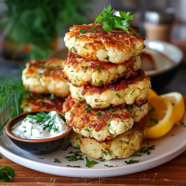 Cauliflower Fritters Recipe