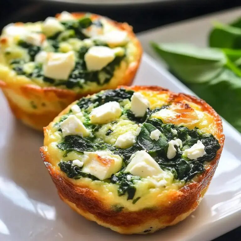 Egg Muffins with Spinach and Feta Recipe