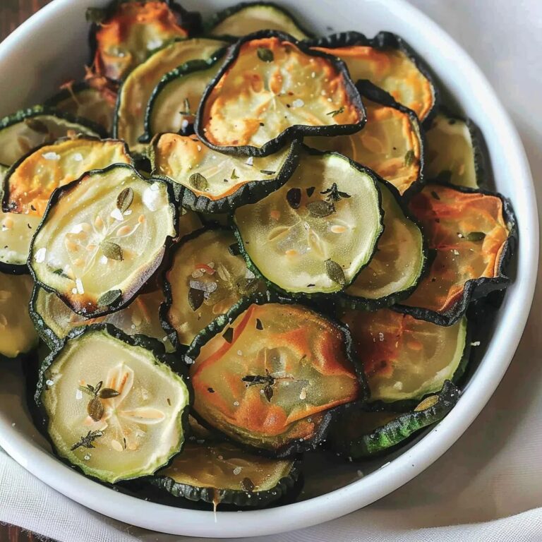 Baked Cucumber Chips Recipe