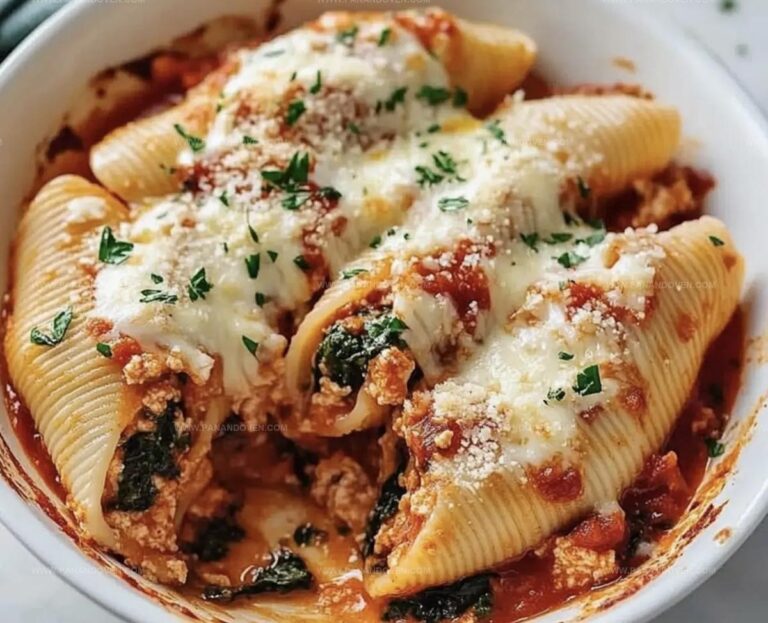 Classic Stuffed Shells with Spinach and Cheese Recipe
